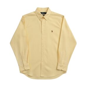 Polo Ralph Lauren Men's Long Sleeve Button Down Shirt 16 32/33 Yarmouth Oxford